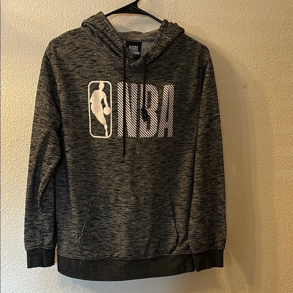 NBA Men's Gray Hoodie Sweater
